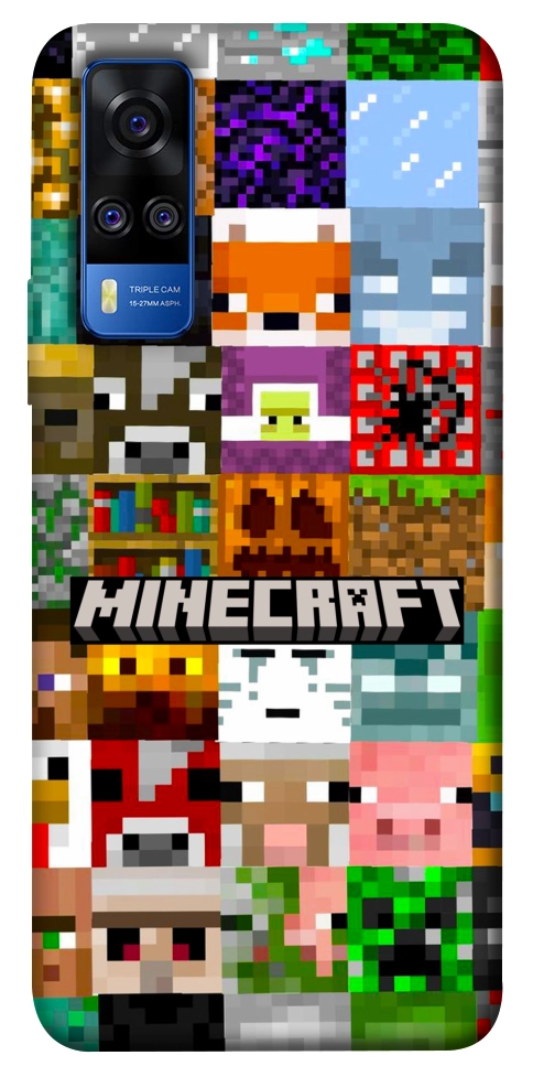Чехол Minecraft collage для Vivo Y51a