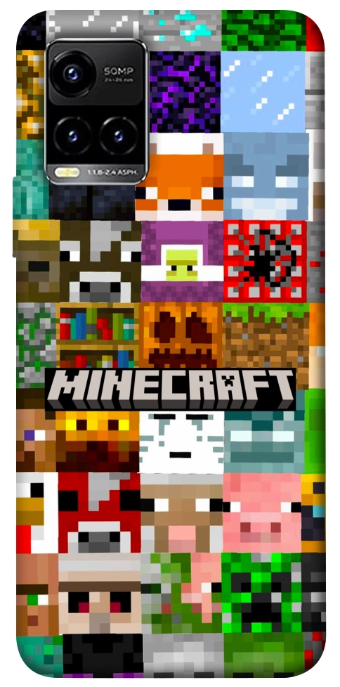 Чехол Minecraft collage для Vivo Y21