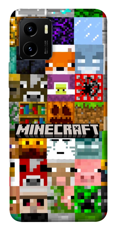 Чехол Minecraft collage для Vivo Y15s