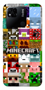 Чохол Minecraft collage для Xiaomi Redmi 10A