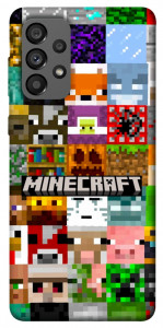 Чохол Minecraft collage для Galaxy A73 5G