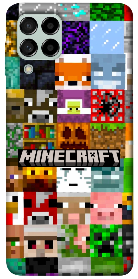 Чехол Minecraft collage для Galaxy M53
