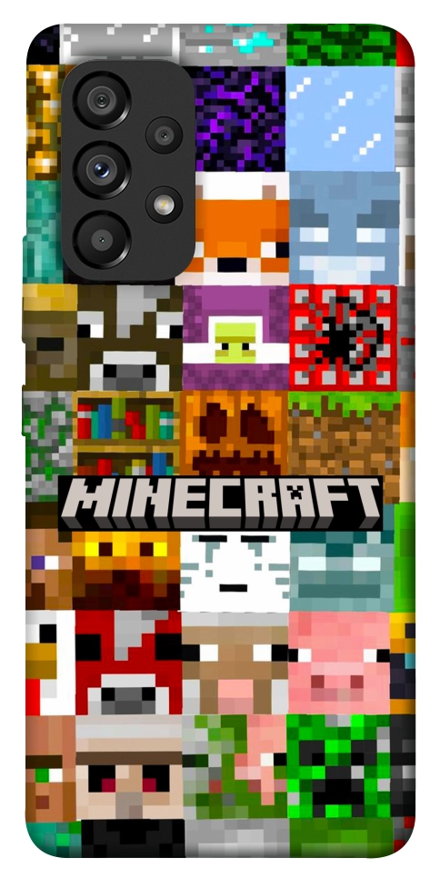 Чехол Minecraft collage для Galaxy A53