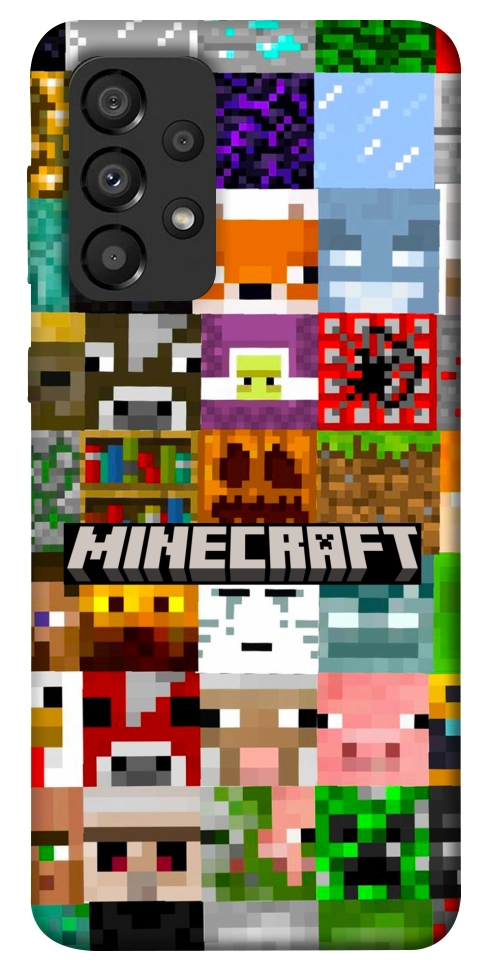 Чехол Minecraft collage для Galaxy A33 5G