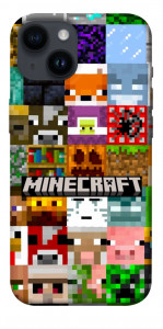 Чохол Minecraft collage для iPhone 14