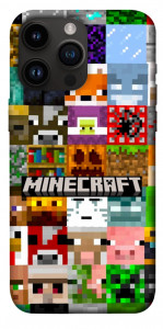 Чохол Minecraft collage для iPhone 14 Pro Max