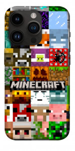 Чохол Minecraft collage для iPhone 14 Pro