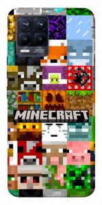 Чехол Minecraft collage для Realme 8 Pro