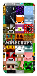 Чохол Minecraft collage для Oppo A16s