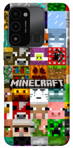 Чохол Minecraft collage для TECNO Spark 8C