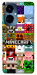 Чехол Minecraft collage для TECNO Camon 19 (CI6n)