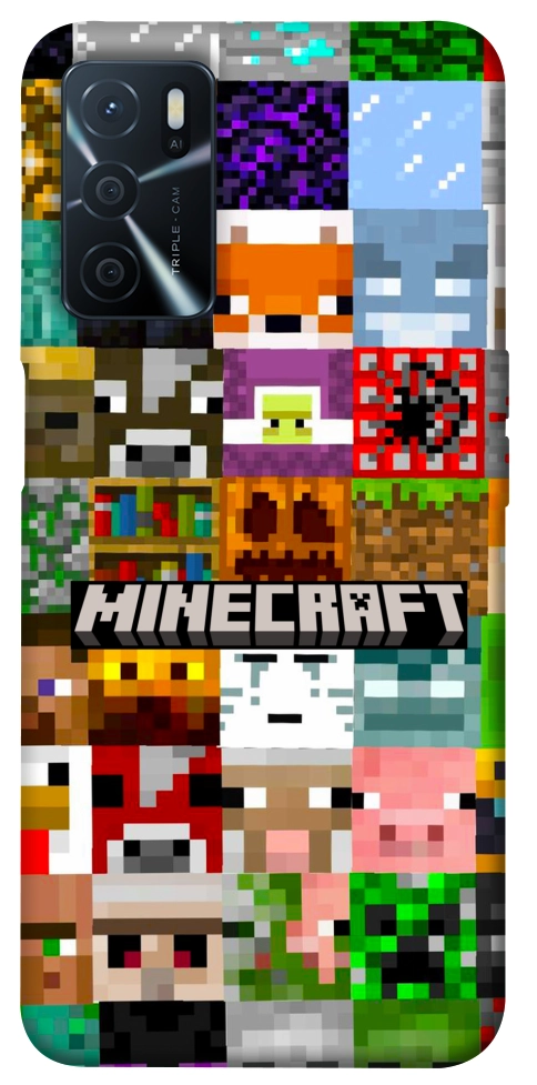 Чохол Minecraft collage для Oppo A54s