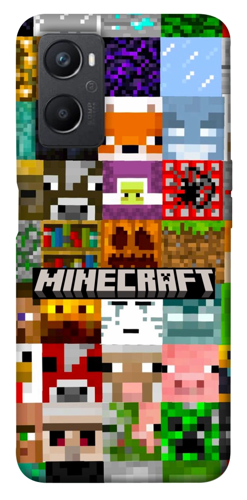 Чехол Minecraft collage для Oppo A96