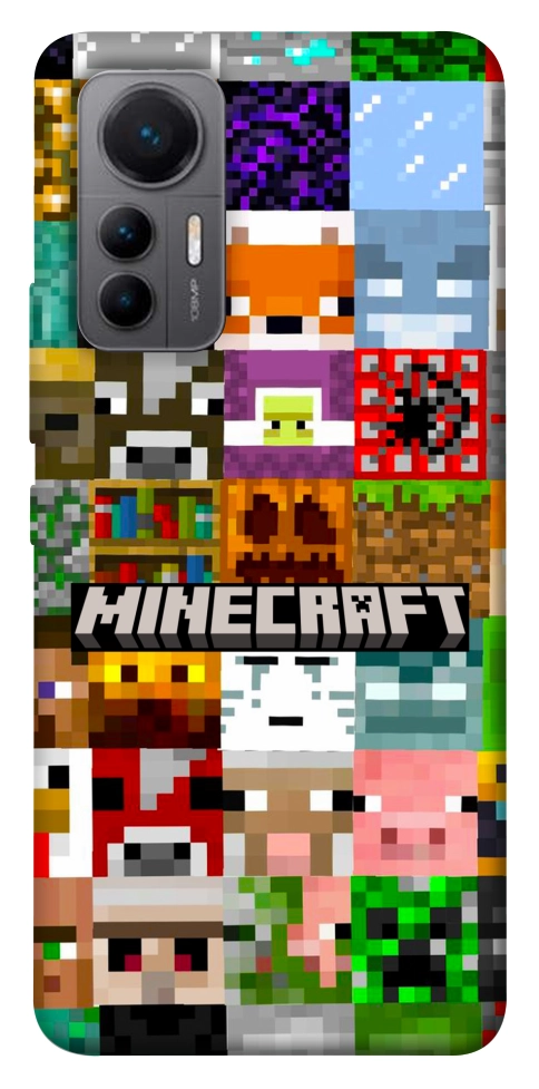 Чохол Minecraft collage для Xiaomi 12 Lite