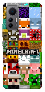 Чехол Minecraft collage для Xiaomi 12 Lite