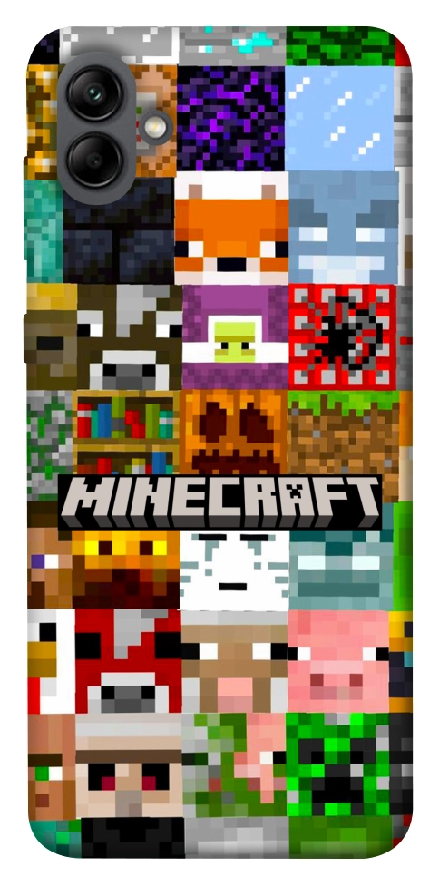 Чохол Minecraft collage для Galaxy A04