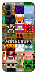 Чехол Minecraft collage для Galaxy A04