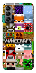 Чехол Minecraft collage для Galaxy A04s
