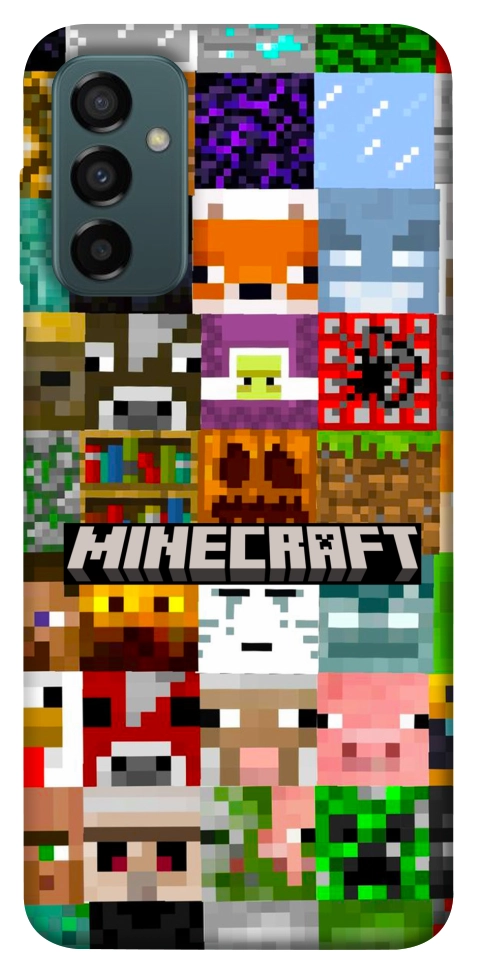 Чехол Minecraft collage для Galaxy M13 4G