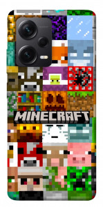 Чохол Minecraft collage для Xiaomi Redmi Note 12 Pro 5G