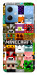 Чехол Minecraft collage для Xiaomi Redmi Note 12 5G