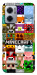 Чохол Minecraft collage для Xiaomi Redmi Note 11E