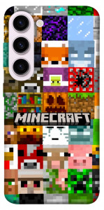 Чохол Minecraft collage для Galaxy S23+