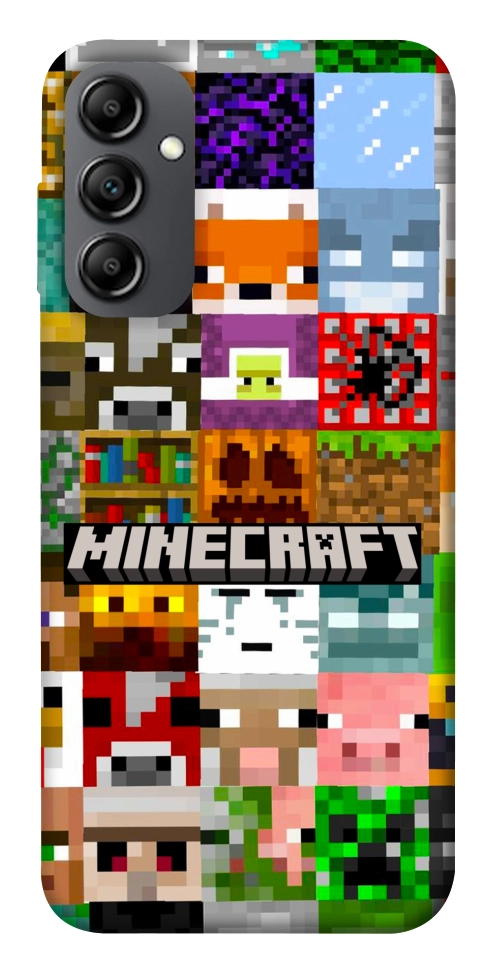 Чохол Minecraft collage для Galaxy A14 5G