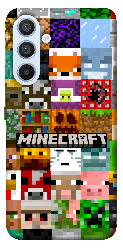 Чохол Minecraft collage для Galaxy A54 5G