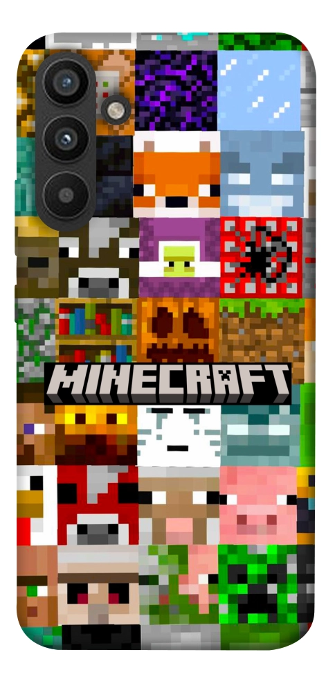 Чохол Minecraft collage для Galaxy A34 5G