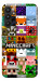 Чохол Minecraft collage для Galaxy A34 5G