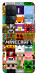 Чехол Minecraft collage для Oppo Reno 5 Lite