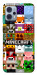 Чехол Minecraft collage для Motorola Moto G23
