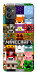 Чехол Minecraft collage для Motorola Moto G32
