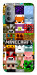 Чехол Minecraft collage для Motorola Moto G31