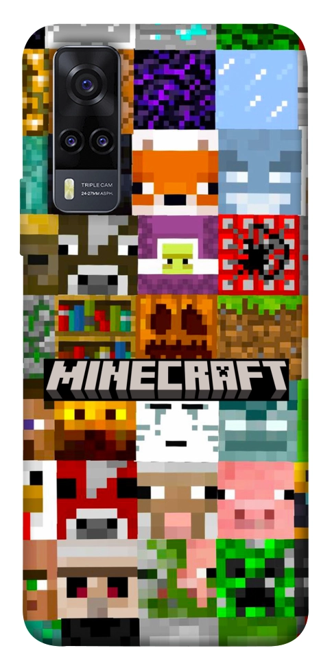 Чохол Minecraft collage для Vivo Y31