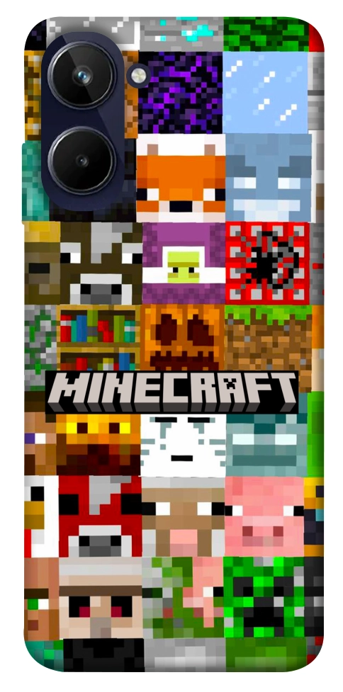 Чехол Minecraft collage для Realme 10 4G