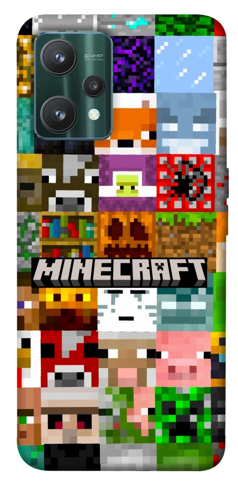 Чехол Minecraft collage для Realme 9 Pro