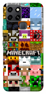Чохол Minecraft collage для Infinix Smart 6