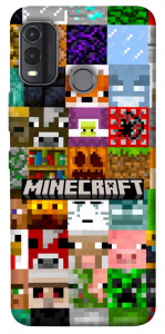 Чохол Minecraft collage для Nokia G11 Plus