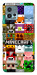 Чохол Minecraft collage для Motorola Moto G72
