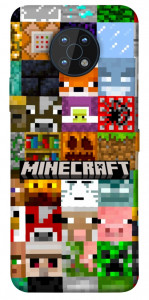 Чохол Minecraft collage для Nokia G50
