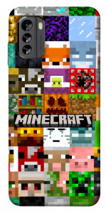 Чохол Minecraft collage для Nokia G60
