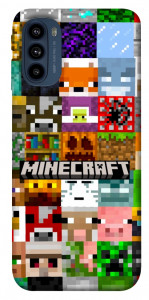 Чехол Minecraft collage для Motorola Moto G41
