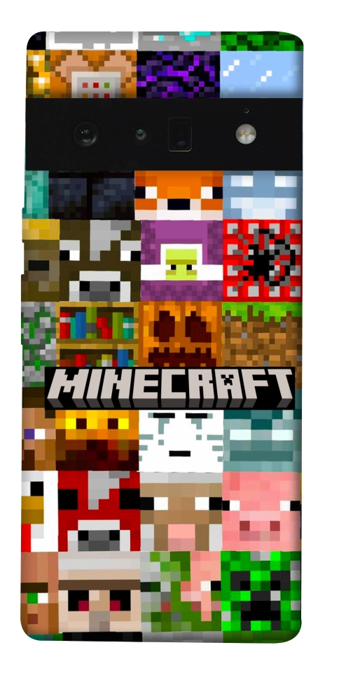 Чохол Minecraft collage для Google Pixel 6 Pro