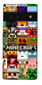 Чохол Minecraft collage для Google Pixel 6 Pro