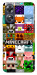 Чохол Minecraft collage для Oppo A17