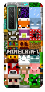 Чехол Minecraft collage для Huawei nova 7 SE