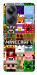 Чехол Minecraft collage для Realme 10 Pro+