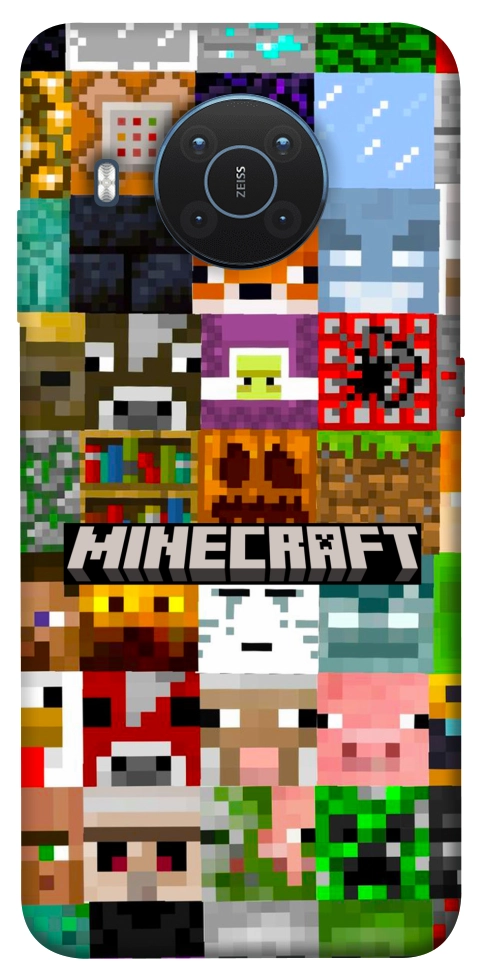 Чохол Minecraft collage для Nokia X20